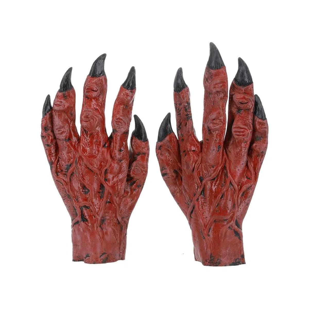 Devil Hands Latex Red