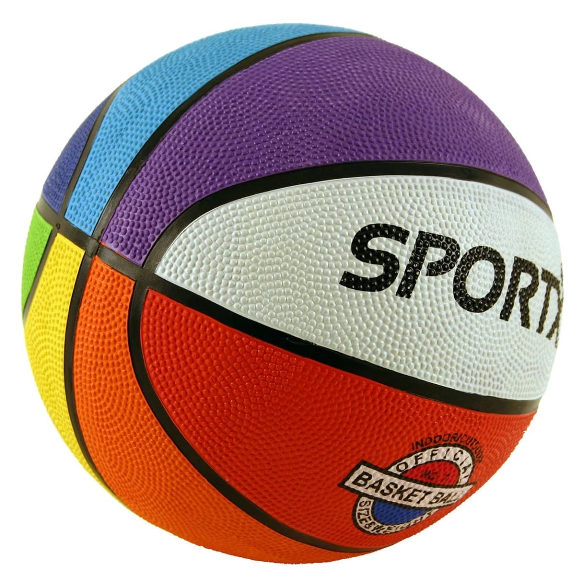 Marglitaður körfubolti