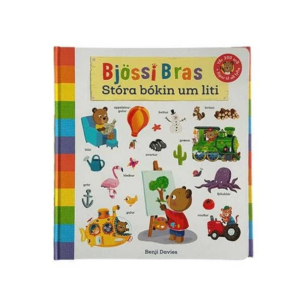 Bjössi Bras - Stóra bókin um liti