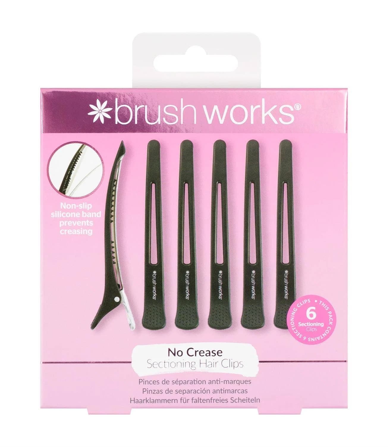 No Crease Sectioning Hair Clips 6pk