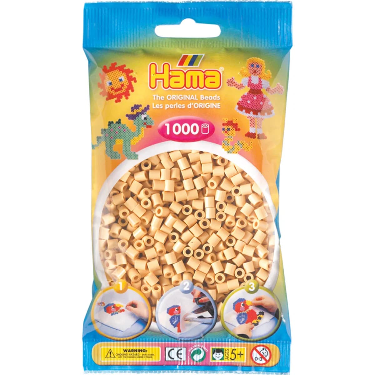 Perlur 1000 stk gráar