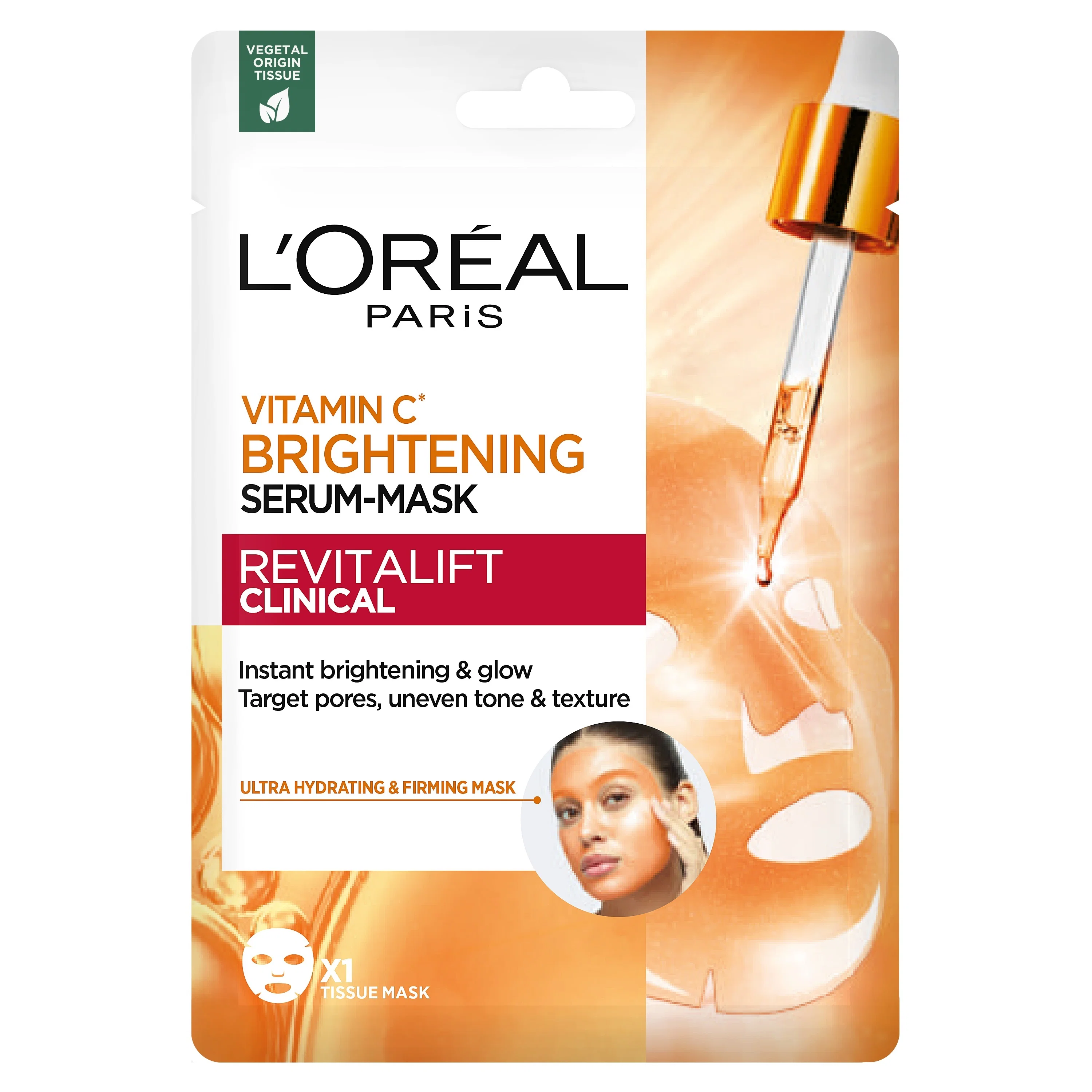 Revitalift Clinical Vitamin C Brightening Serum-Mask