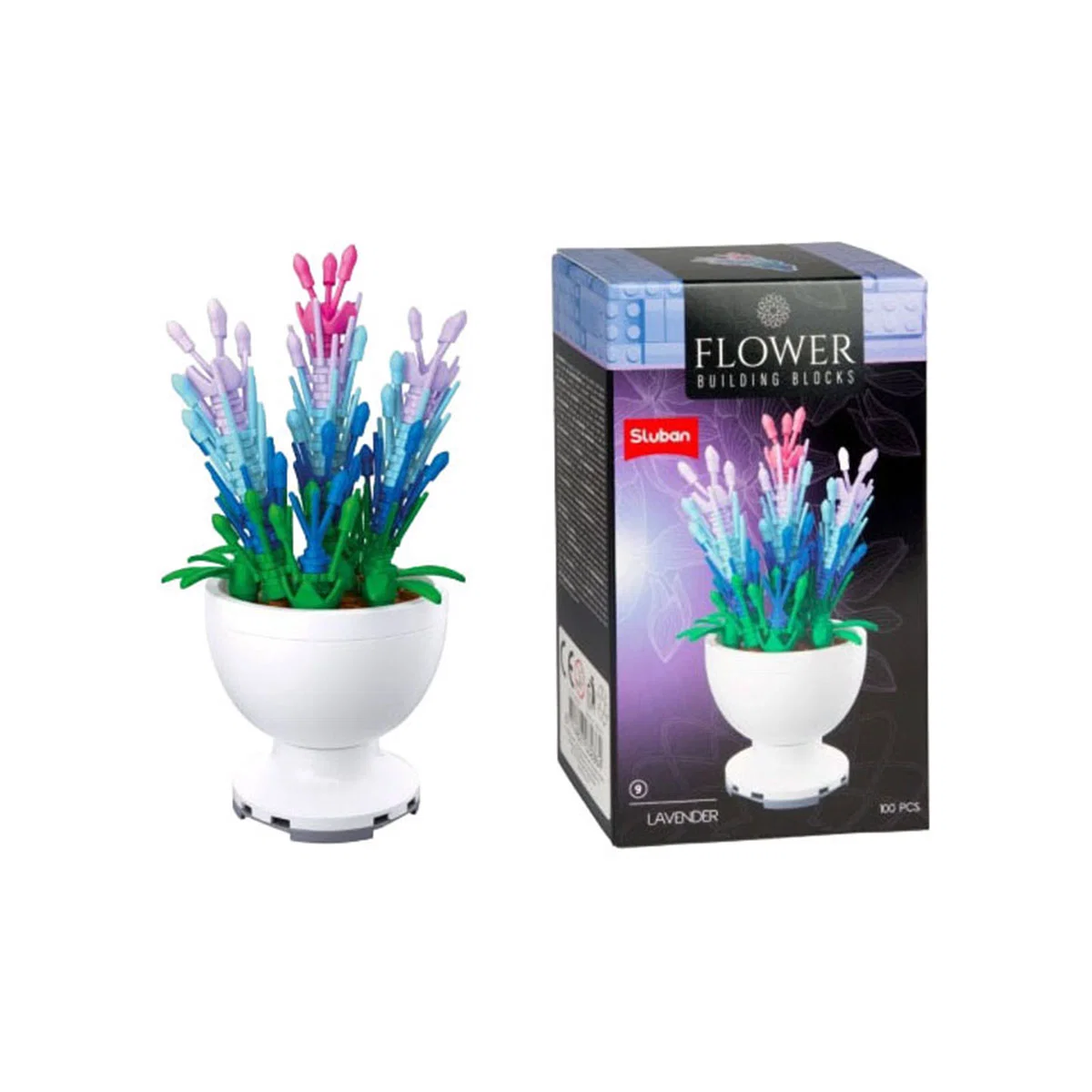 Building Blocks Flowers in Pot