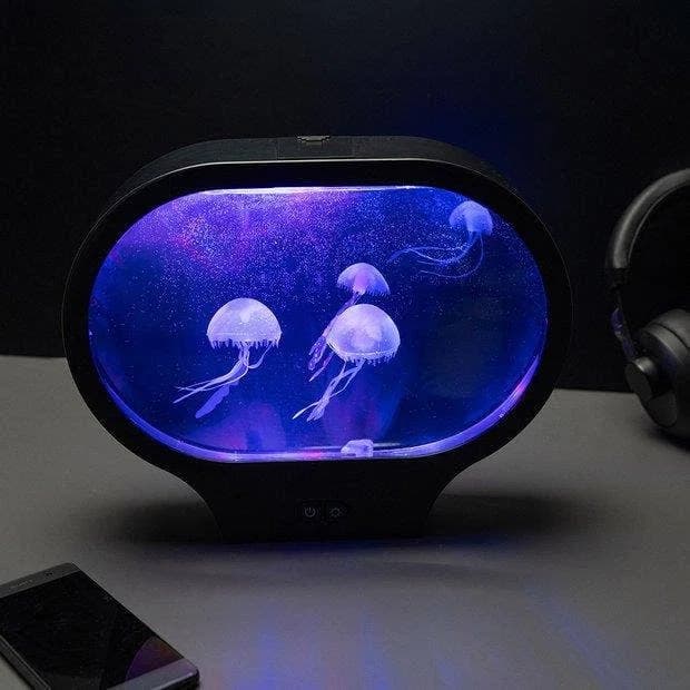 Oval Jelly Fish Lamp