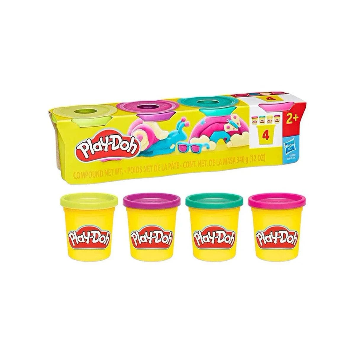 Vibrant 4 Pack leirsett