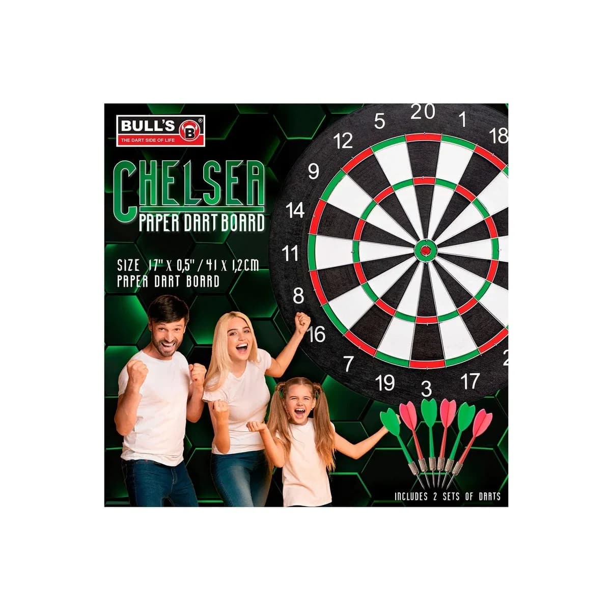 Chelsea Paper Dartboard