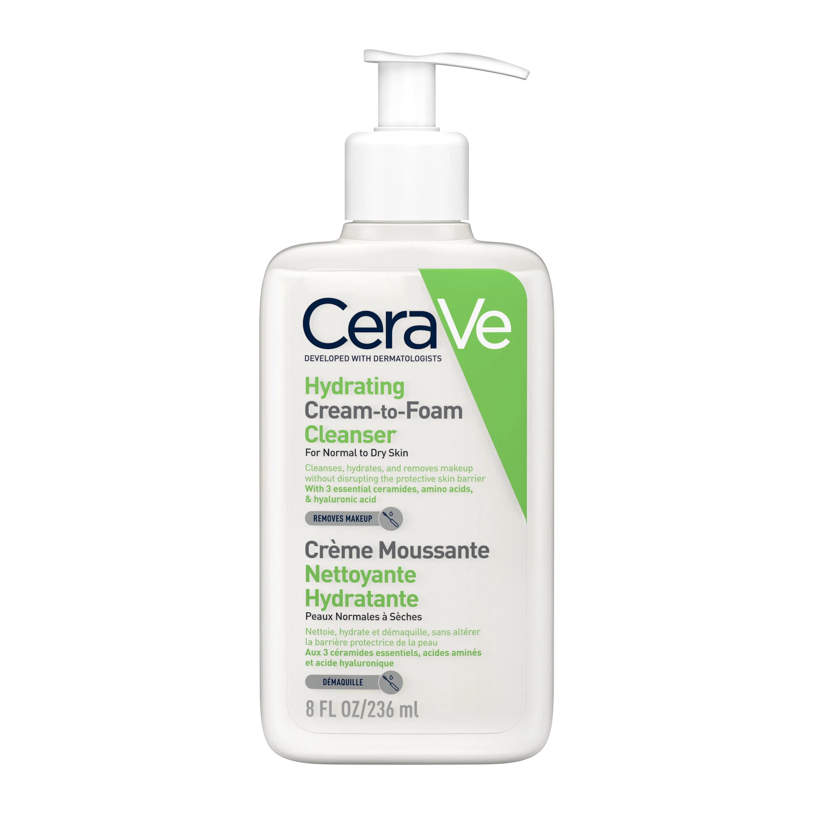 Hydrating Cream-To-Foam Cleanser 236ml