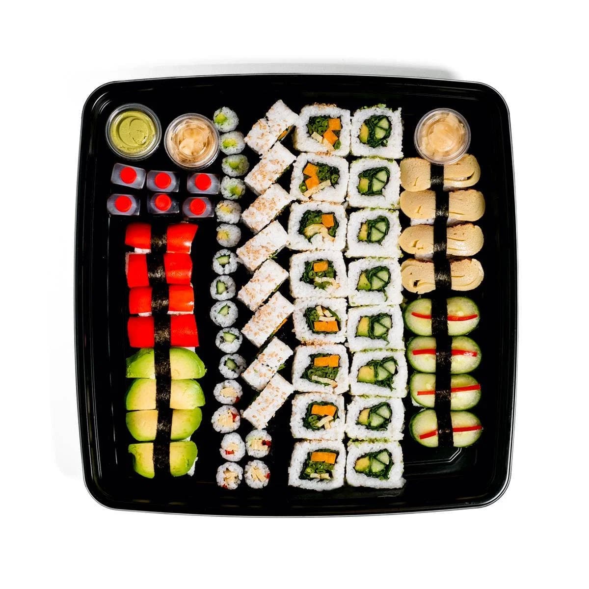 Sushi grænmetisveisla, 57 bitar