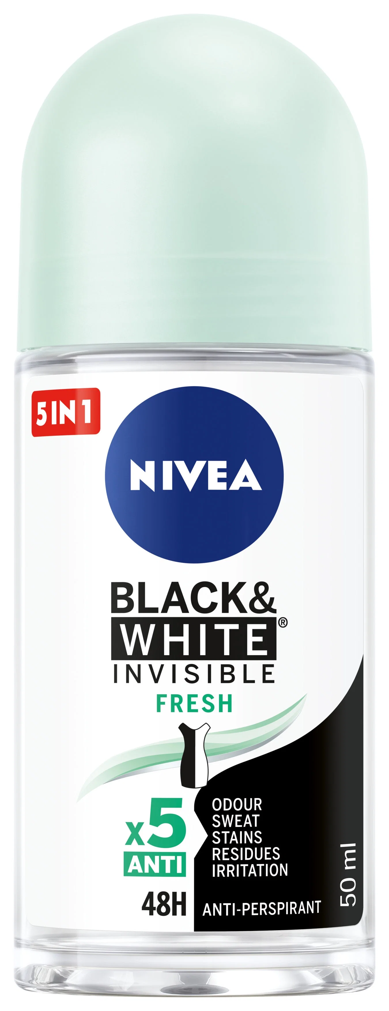 Black&White Deo Rollon Fresh 48h 50ml