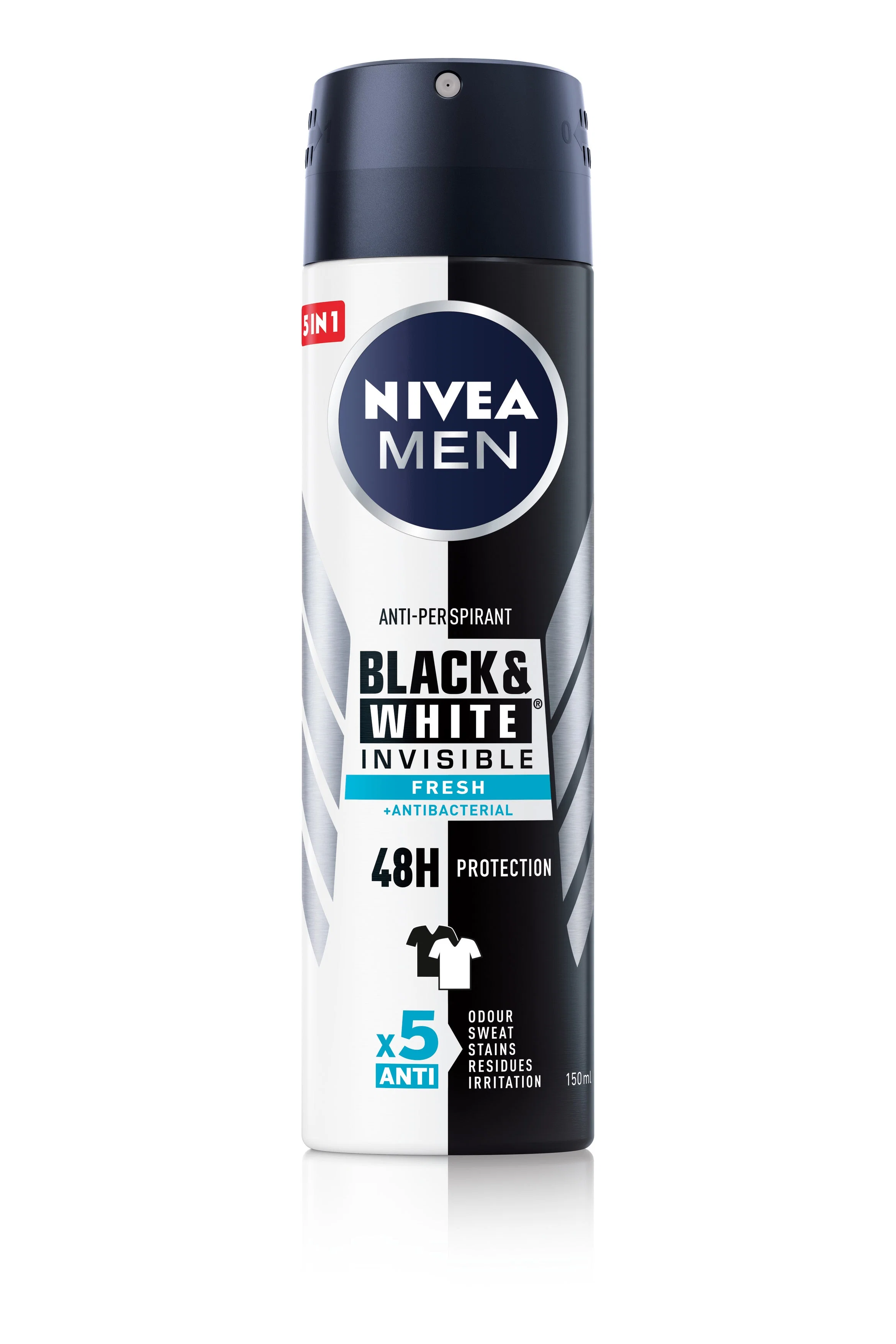 Black&White Deo Sprey Fresh Men 48h 250 ml