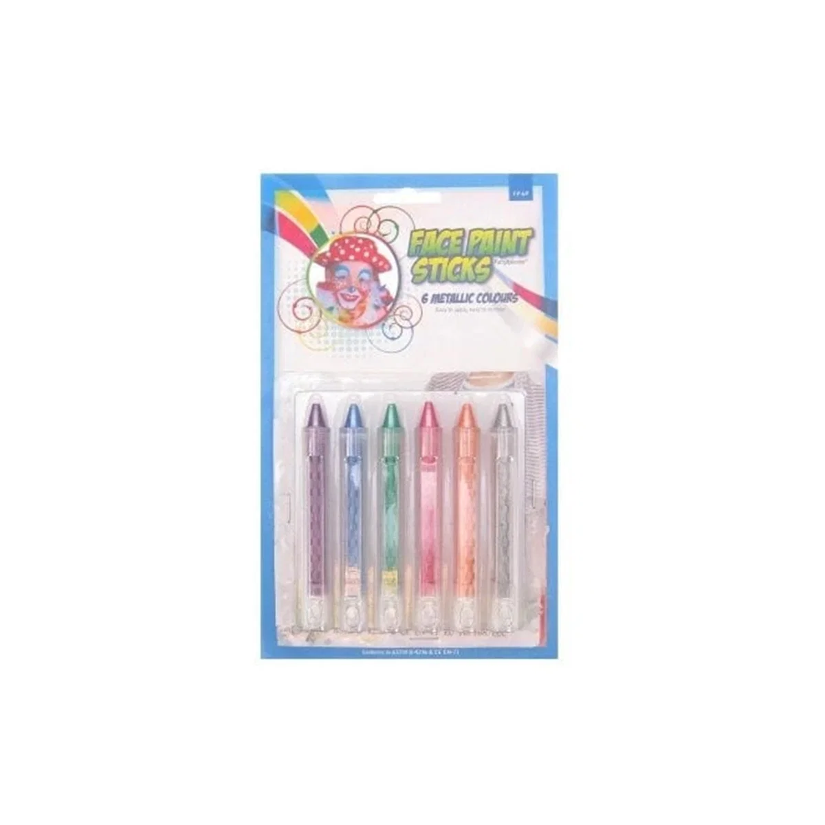 Professional Colors Face Paint Sticks Metallic