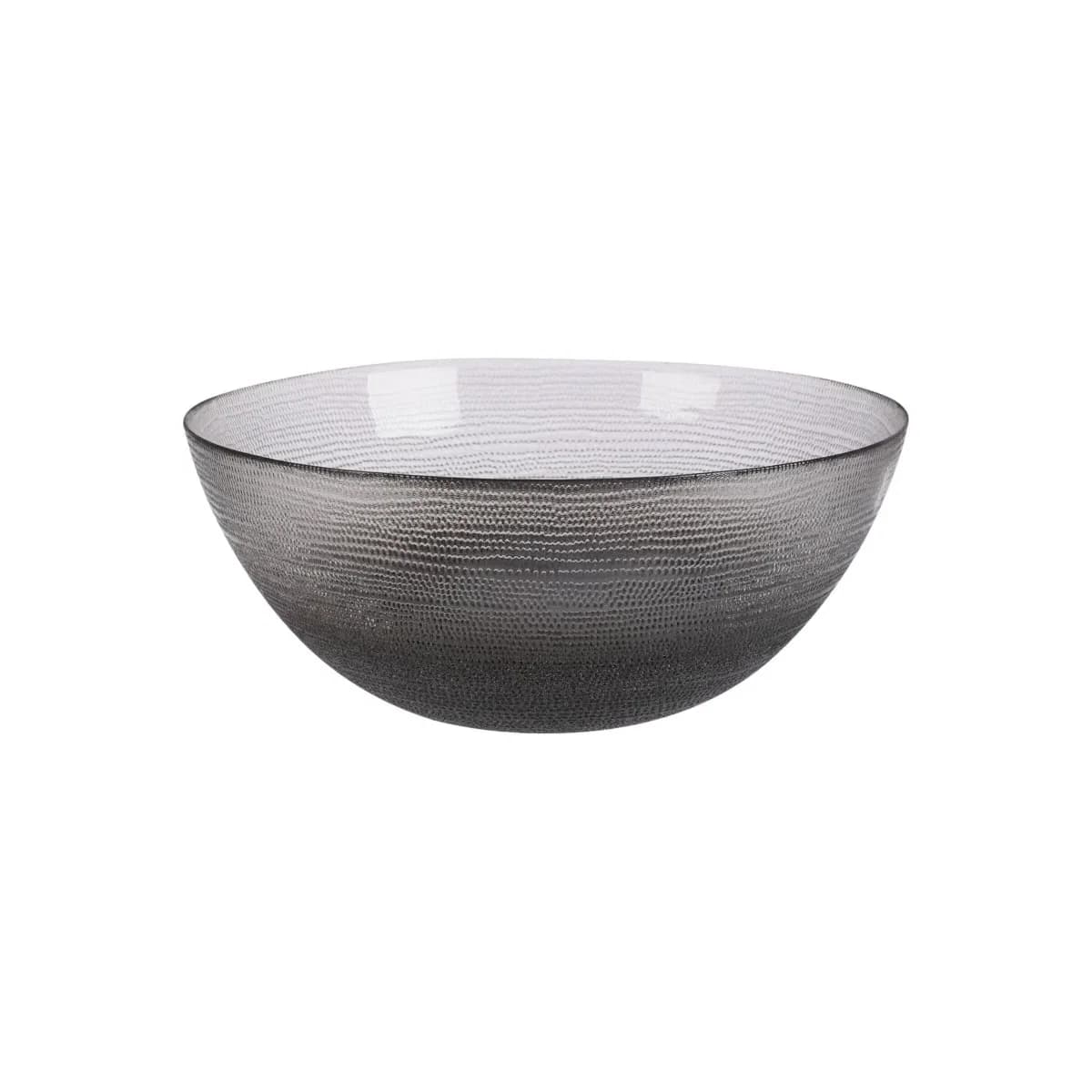 Glerskál 28cm svört