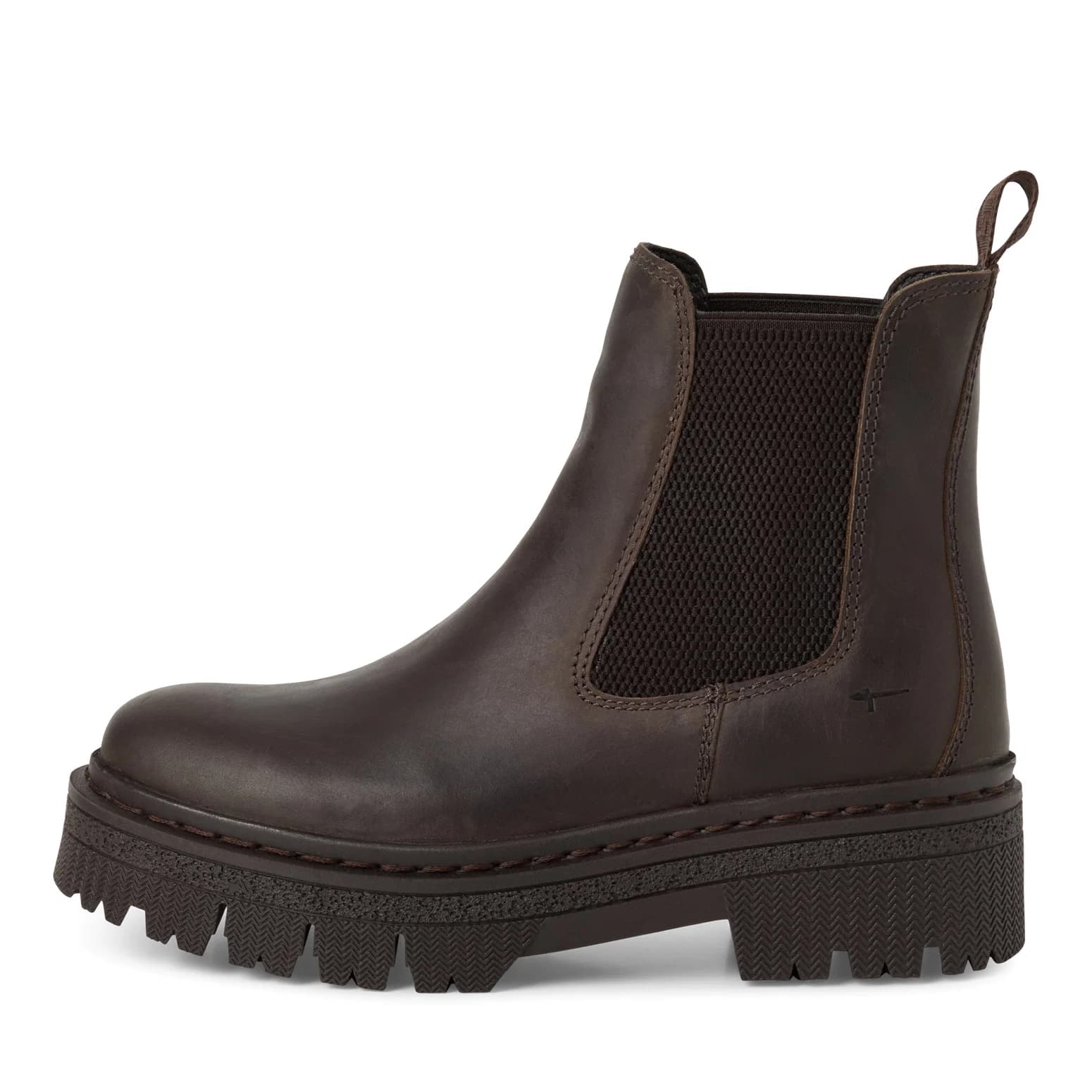 Ökklaskór með teygju Brown