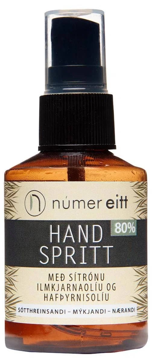 Handspritt með Sítrónu ilmkjarnaolíu 50ml