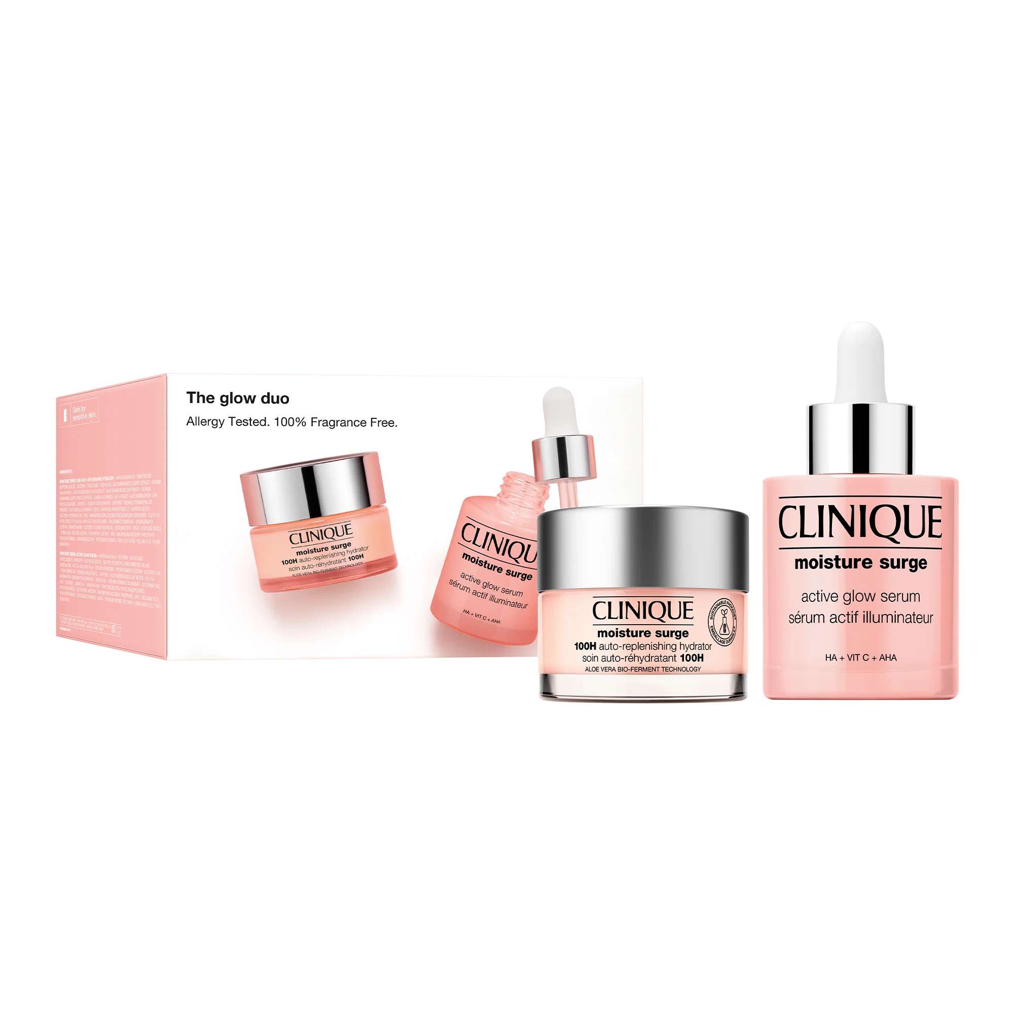 The glow duo skincare set