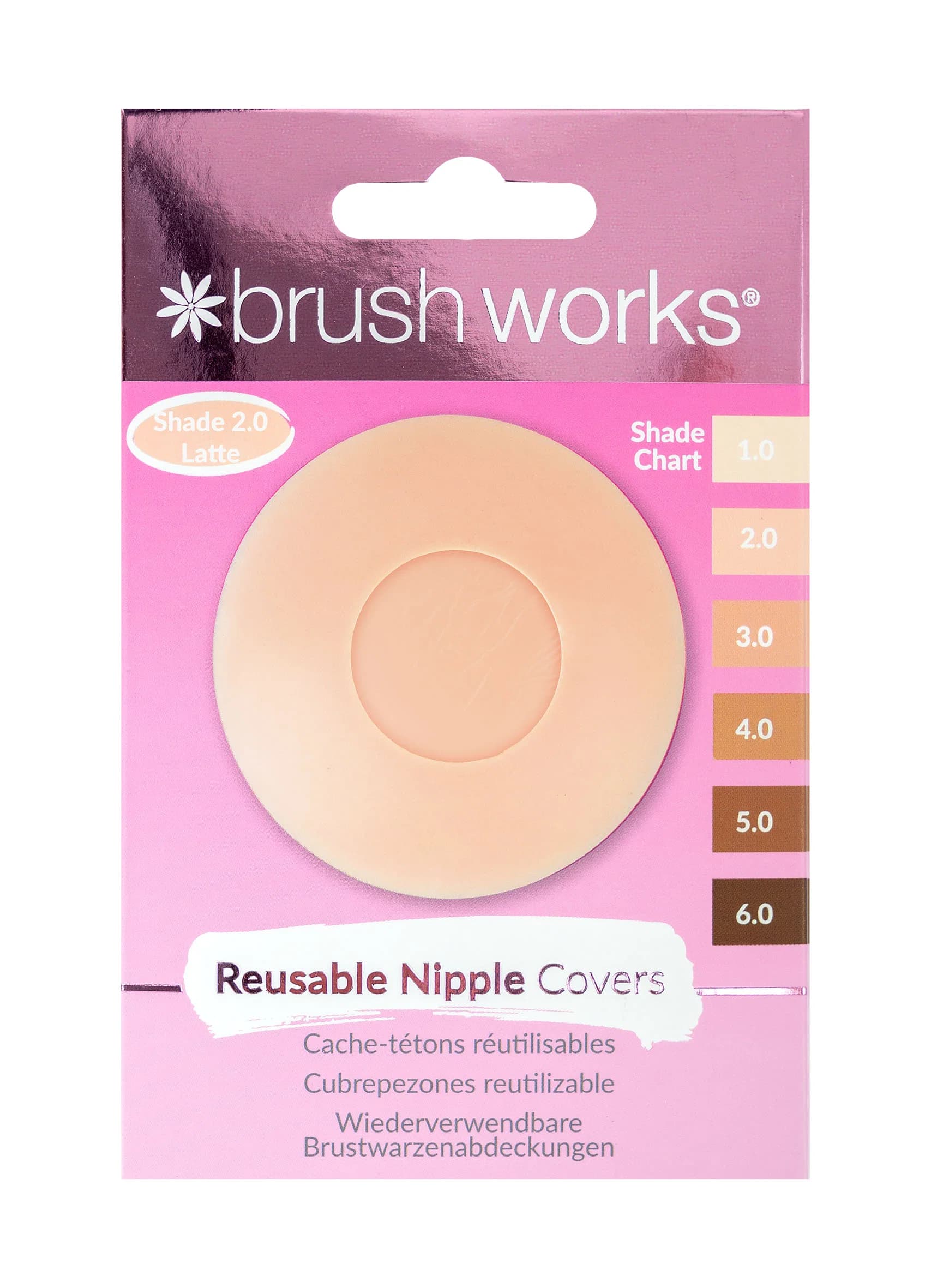 Nude Satin Nipple Covers 2.0 4stk