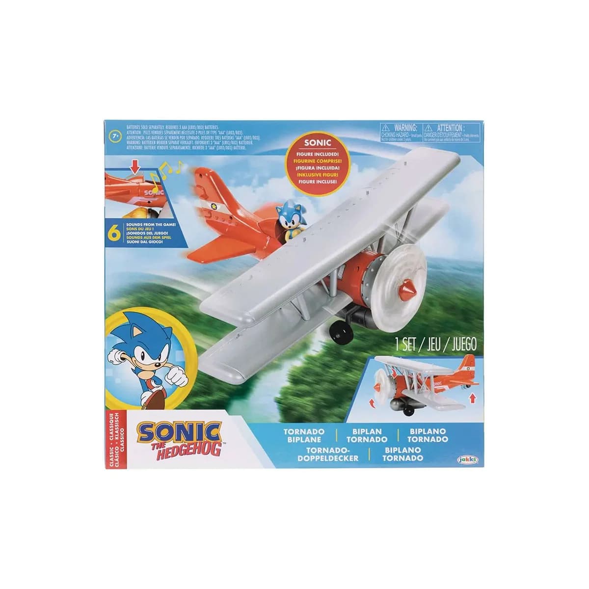 Tornado Biplane Playset