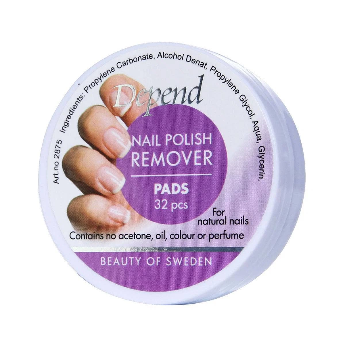Nail Polish Remover Pads 32stk
