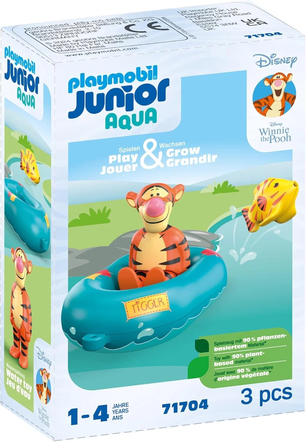 Junior baðleikfang Tígri&bátur