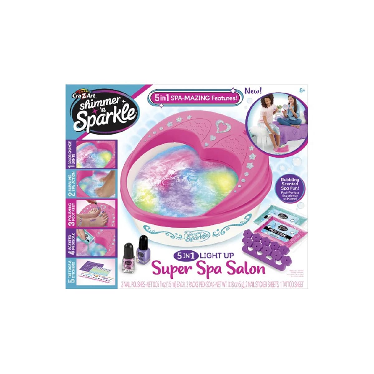 Shimmer N Sparkle 5in1 Light Up Spa Salon
