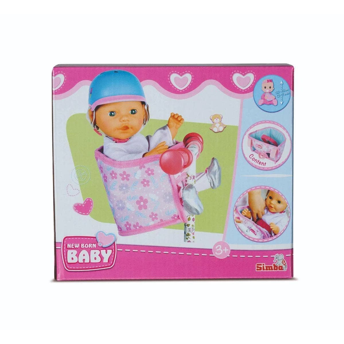 Doll Bike Seat with Seatbelt