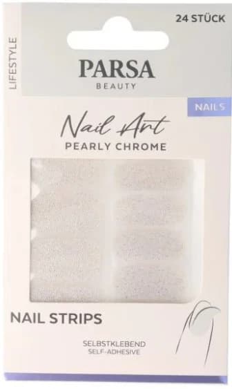 Neglur Límmiðar Pearly Chrome 24 stk.