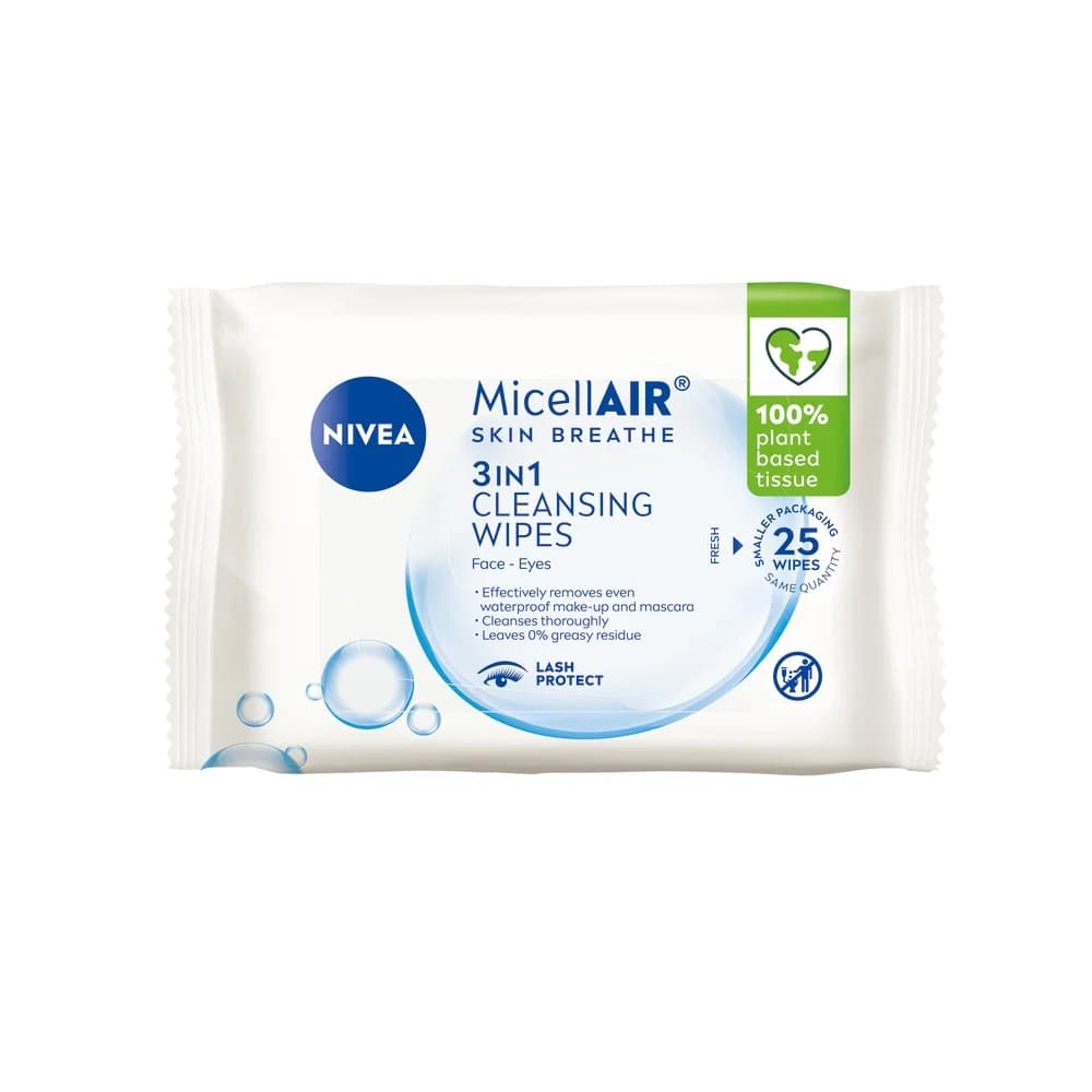 MicellAIR Wipes All Skin Types All-in-1 25 stk