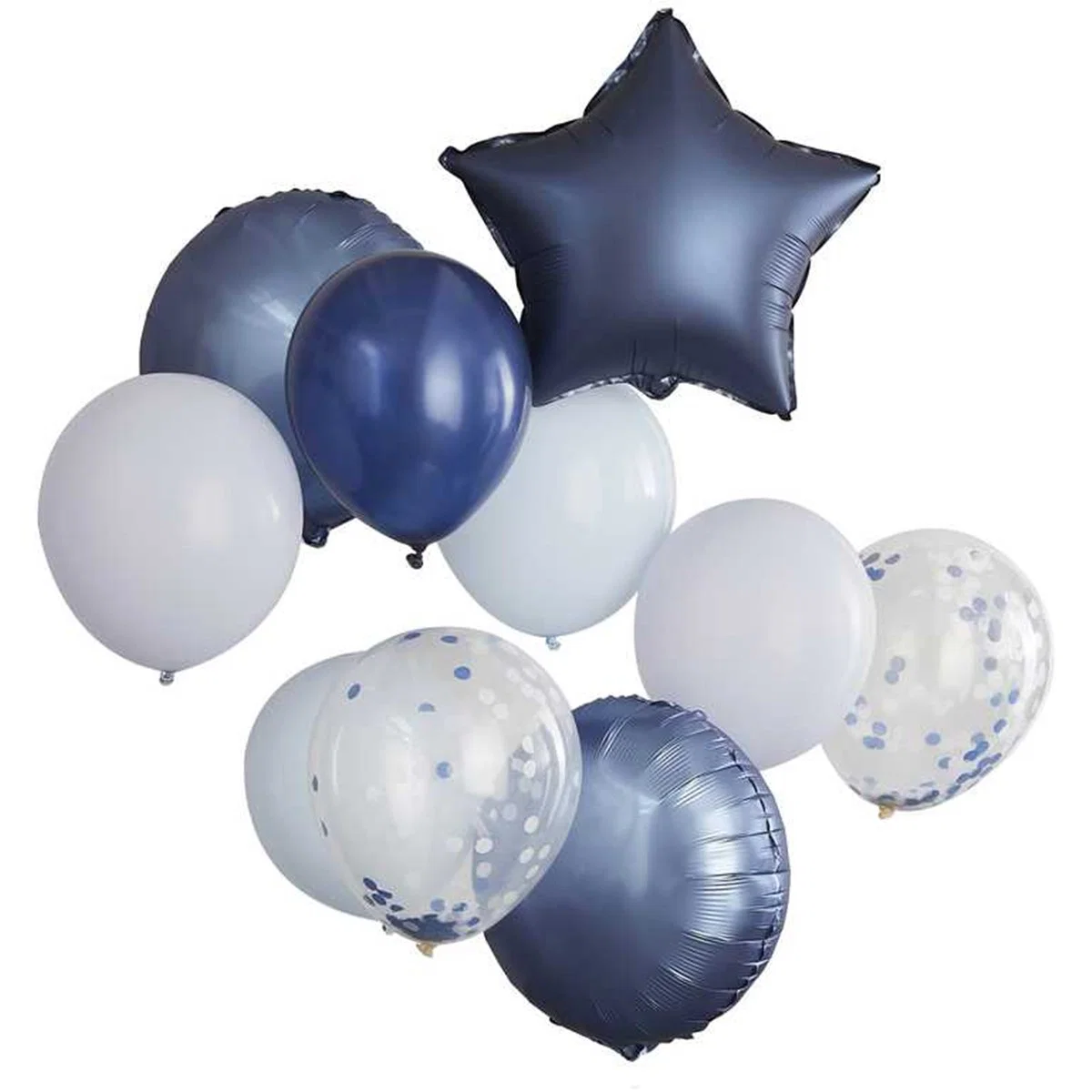 Mix It Up - Navy blár blöðruvöndur