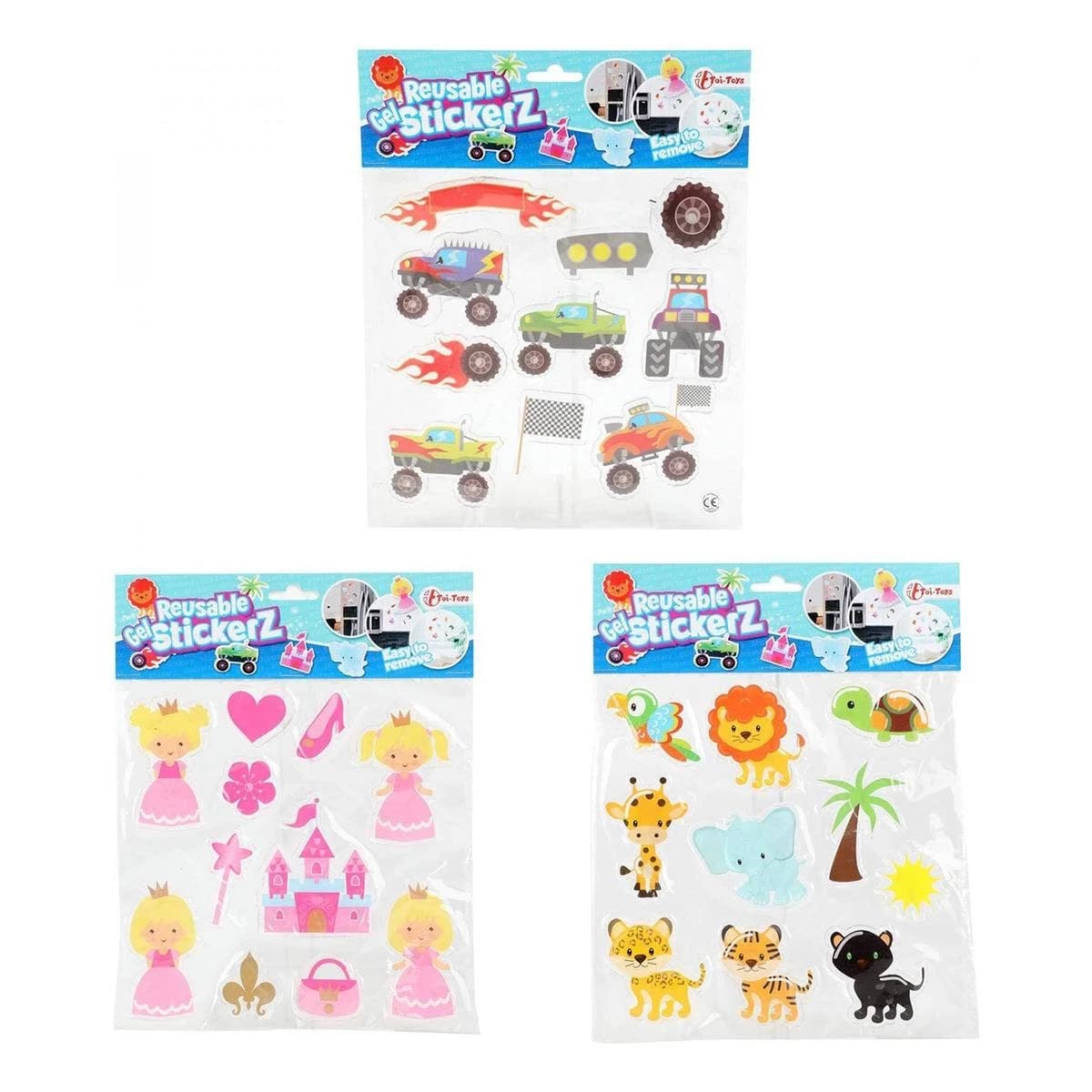Reusable Gel Window Stickers