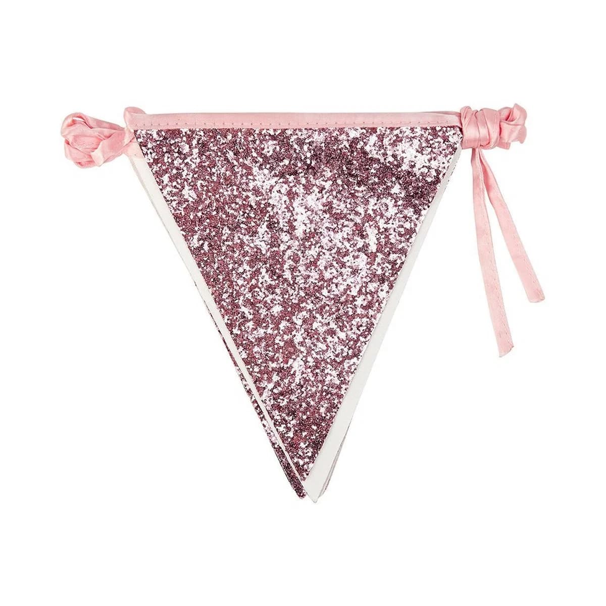 Luxe Celebration - Glimmer rosegold/bleik fánalengja 3m
