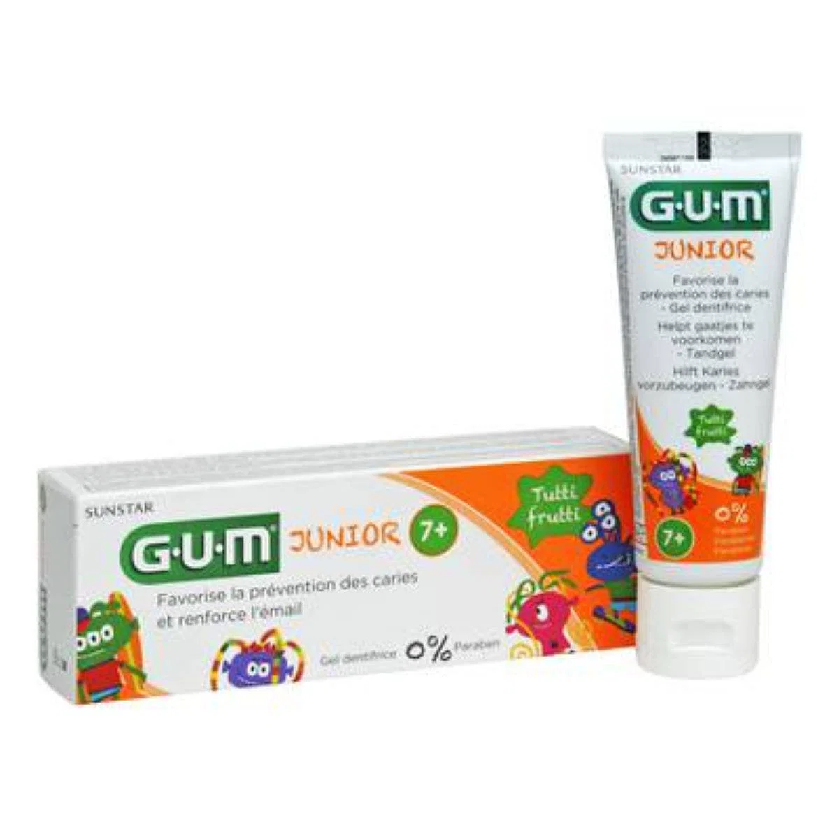 Junior Kids Tannkrem Jarðaberja 6 ára+ 50ml