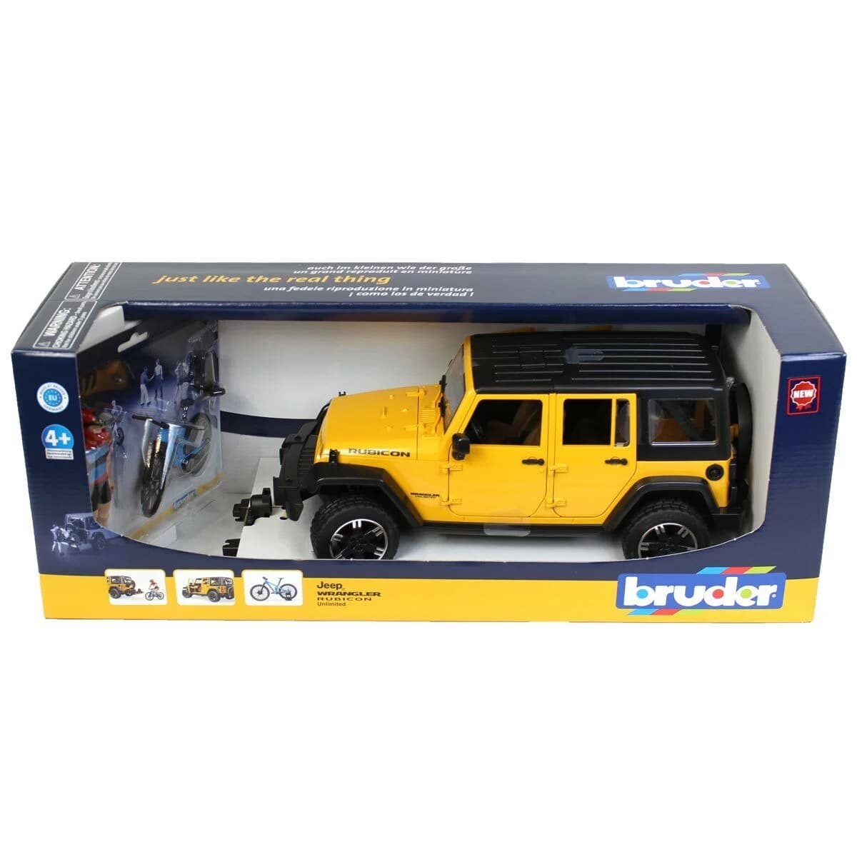 Jeep Wrangler Rubicon with Mountain Bike