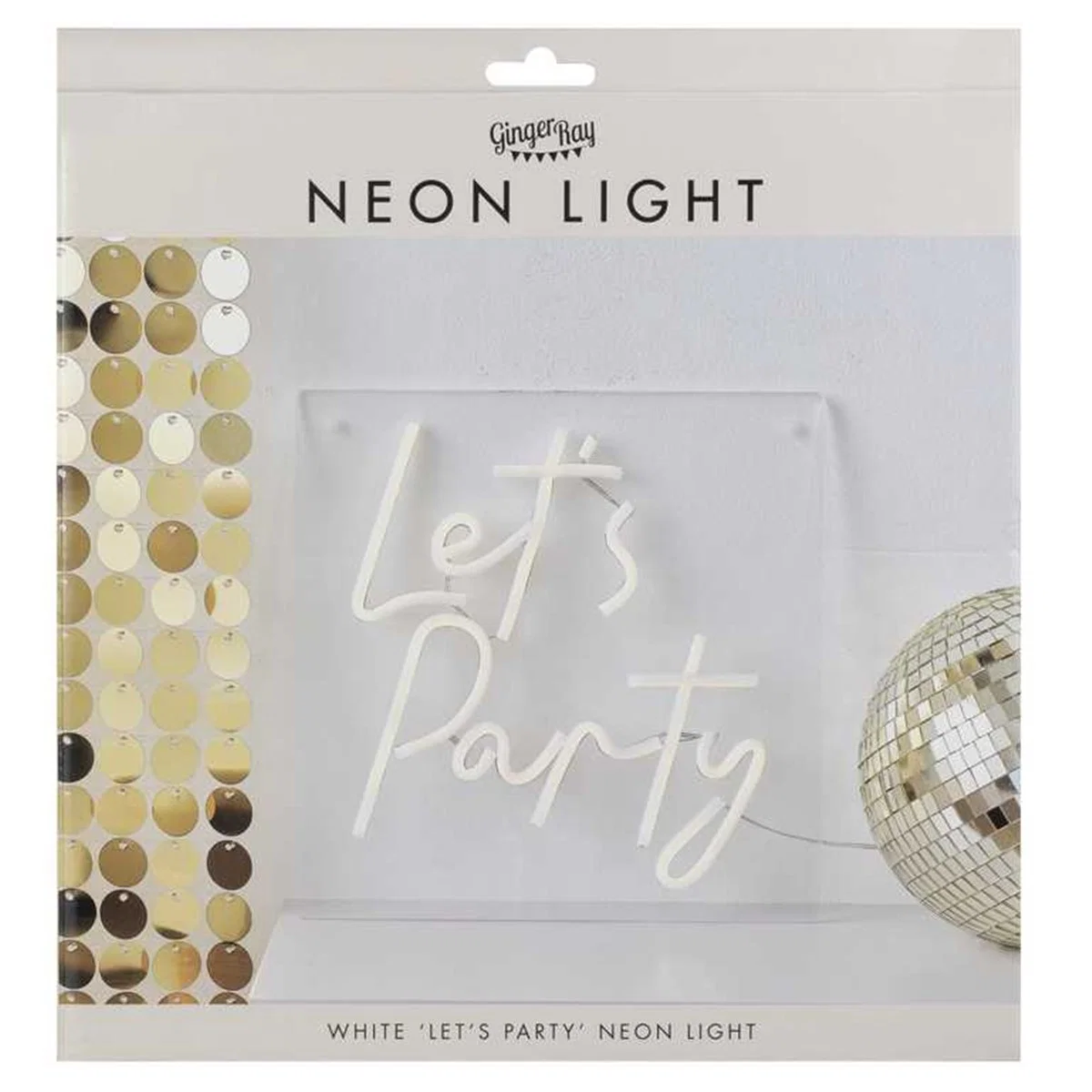 Let´s Party neon ljós