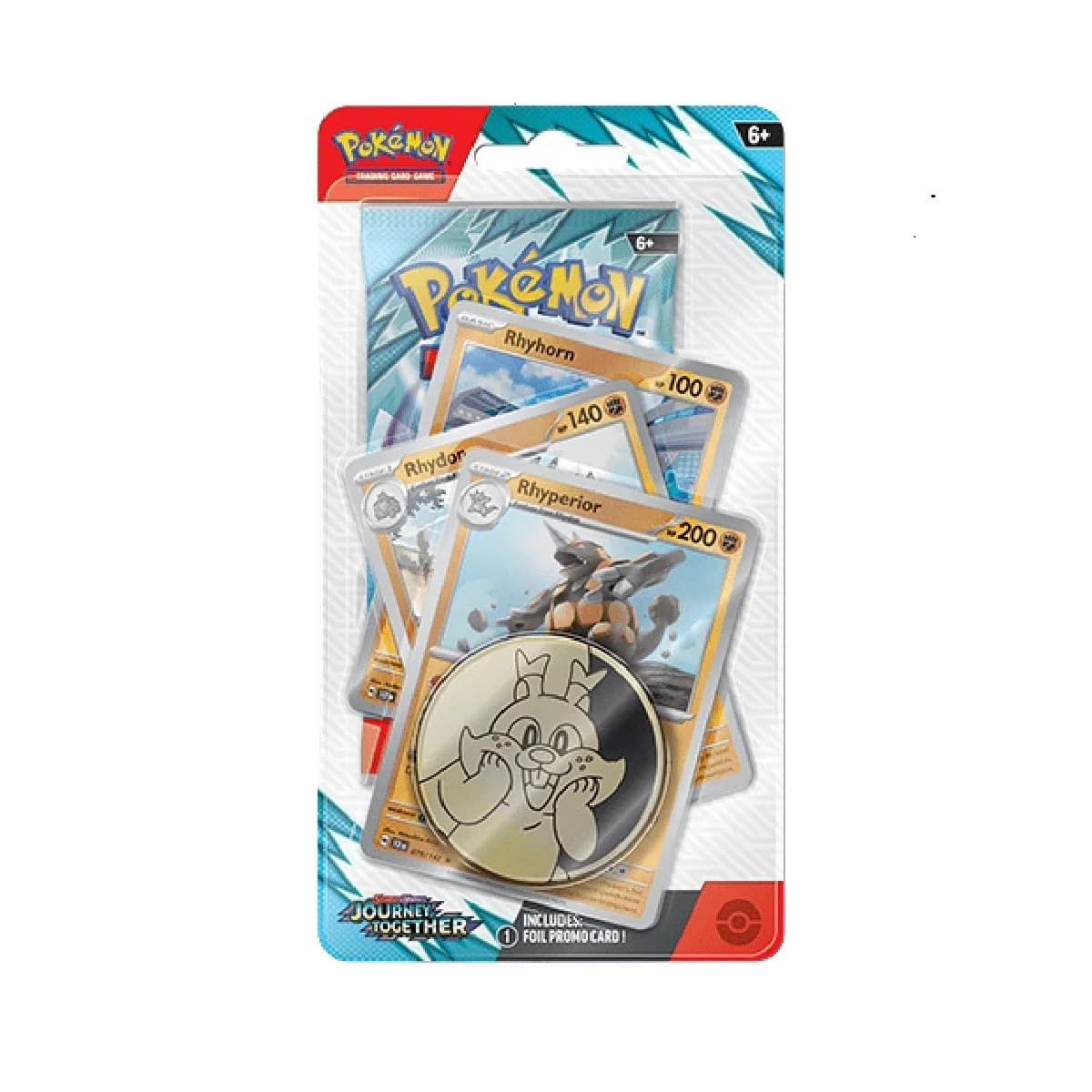 Pokémon Spil Journey Together Premium Checklane Blister - Rhyperior