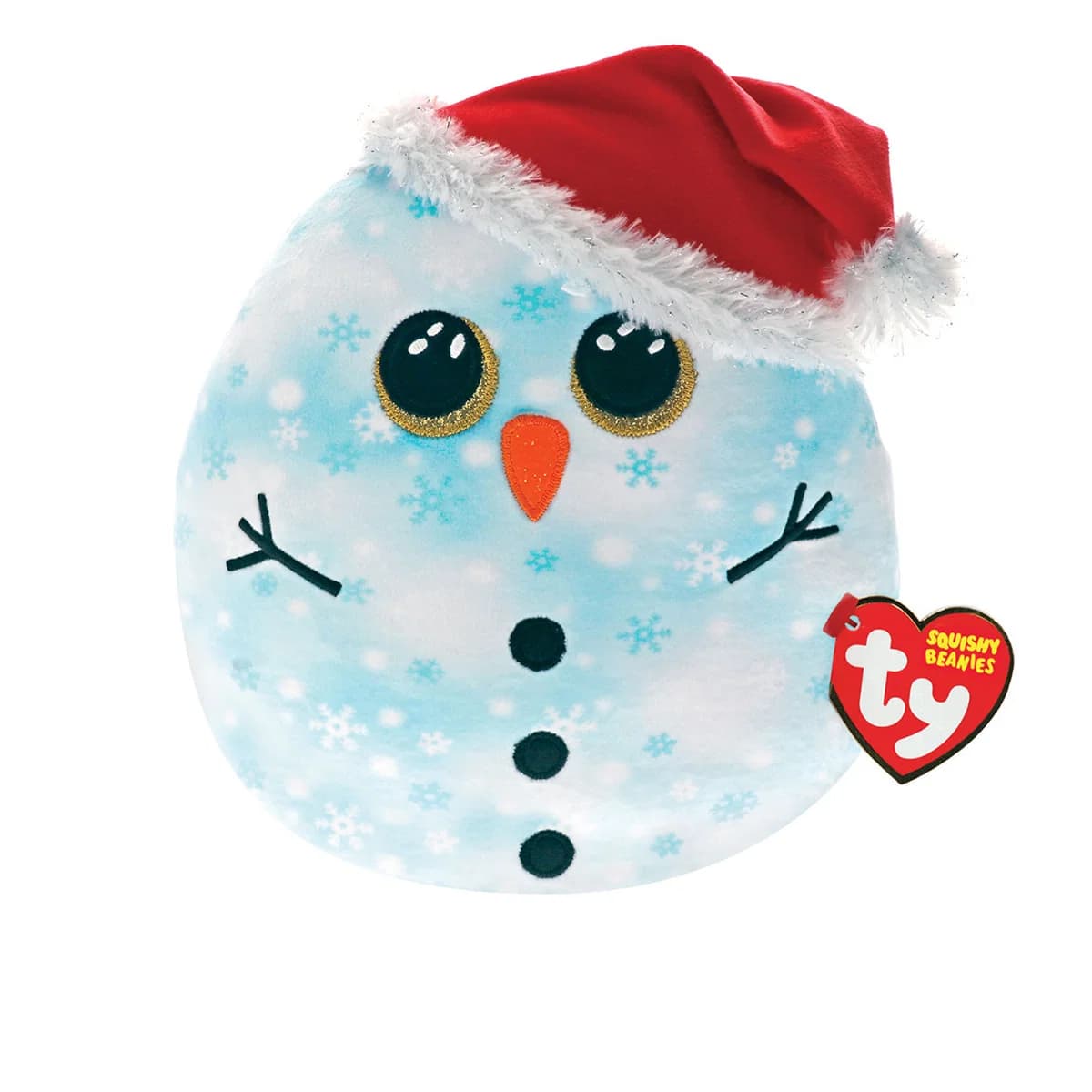 Squish a Boo, Fleck Blue Snowman 35cm
